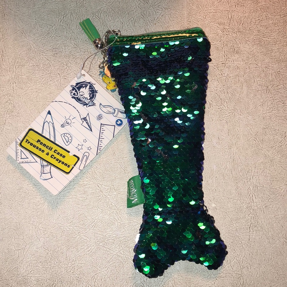 Disney Little Mermaid tail pencil case new - Picture 1 of 4